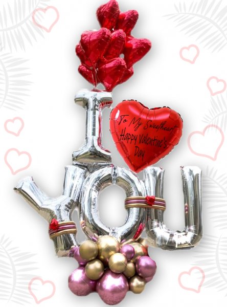 Valentine's Day Love Balloon Bouquet Valentine's Day Love Balloon Bouquet